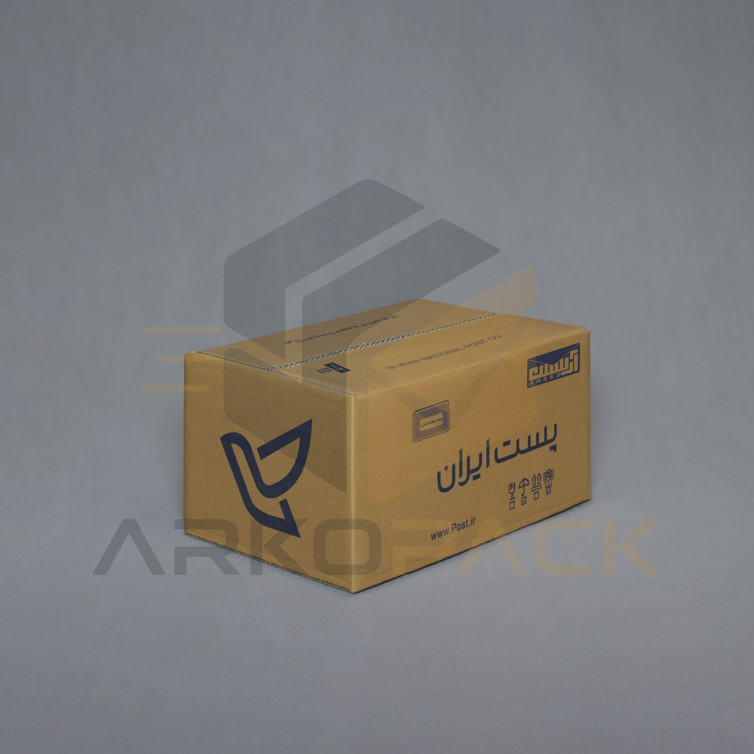 کارتن پستی سایز ۴ آرکو پک با ابعاد ۳۰×۲۰×۲۰ سانتی‌متر